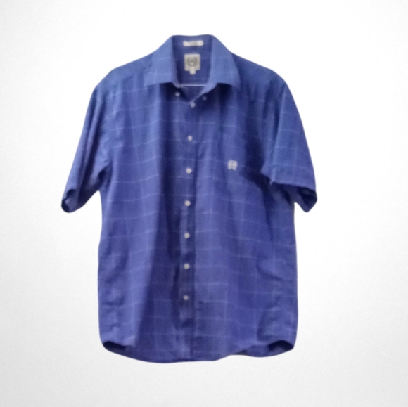 Cinch Other - Mens sz Lg Cinch blue short sleeve shirt